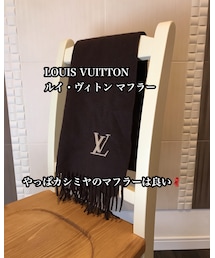 LOUIS VUITTON | シンプルイズベストなカシミアのビィトン(マフラー)