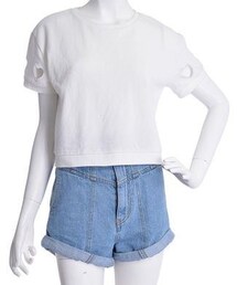 merry jenny | ハートパンチングスウェットTOPS(Tシャツ/カットソー)