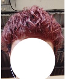 わかりにくいですが赤髪にしました💇 | その他