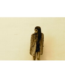 Queen of tale レオパード柄ファーコート(その他アウター)