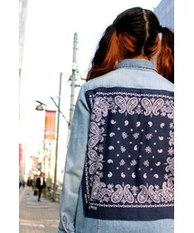AMERICAN BUTT バンダナデニムシャツ(シャツ/ブラウス)