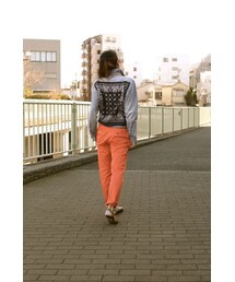 FOREVER 21 |  オレンジ　サルエル(その他パンツ)