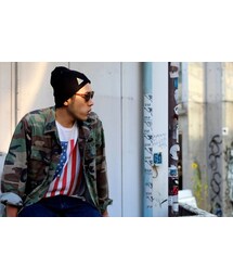 AMERICAN BUTT ニットキャップ(BLK)(ニットキャップ/ビーニー)