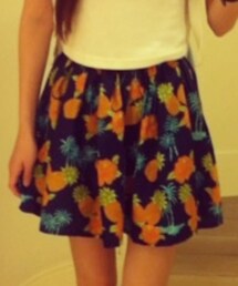 American Apparel | パイナップル柄スカート(スカート)