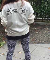 no brand | BLACK LIPS(ナイロンジャケット)