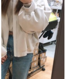 ZARA | ノーカラージャケット