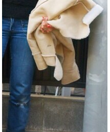 中学生の時から着てる | ムートンコート