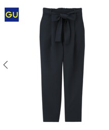 GU | ウエストリボンテーパードパンツ(パンツ)