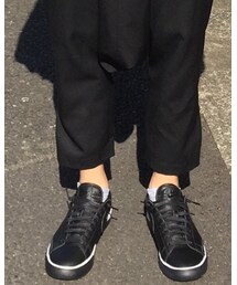 BLACK COMME des GARCONS | ナイキとのコラボ。オールレザーで崩し過ぎないです。(スニーカー)