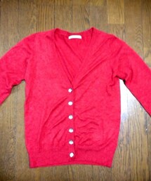 LOWRYS FARM | 赤カーディガン(カーディガン/ボレロ)