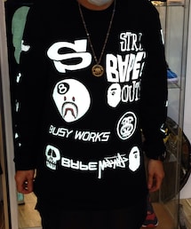 A BATHING APE | APE x Stussy 3M (Tシャツ/カットソー)