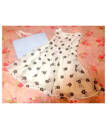 TITTY&CO. | シースルーギンガムワンピ♡(ワンピース)