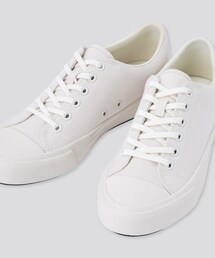 UNIQLO | コットンキャンバスレースアップスニーカー(シューズ)