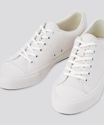 UNIQLO | コットンキャンパスレースアップスニーカー(シューズ)