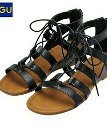 GU | レースアップサンダル(サンダル)