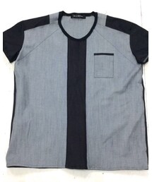 NICK NEEDLES | NICK NEEDLESのデニムTです。硬めのデニムでハリのあるシルエットになります。(Tシャツ/カットソー)