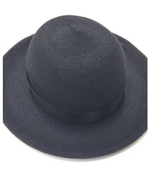 luciole_jean pierre | コーティングされた紙素材のボーラーハットで、夏のモードなスタイルで活躍するアイテムです。(ハット)