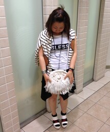 H&M | ボーダーカーディガン(カーディガン/ボレロ)