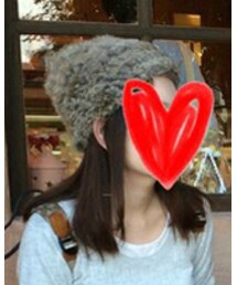 GLOBAL WORK | ファー帽子(ニットキャップ/ビーニー)