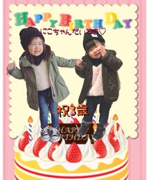 にこちゃん３歳おめでとう❤️ | その他