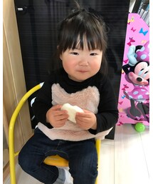 初めてのお団子？ヘア😊💕 | その他