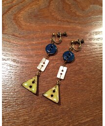 ボタンイヤリング | イヤリング