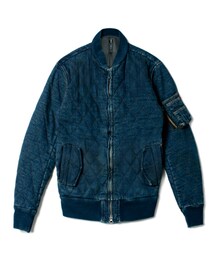 glamb | JKT15 : Mosrey denim MA-1(ミリタリージャケット)
