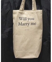 Marry me logobag🤎 | トートバッグ
