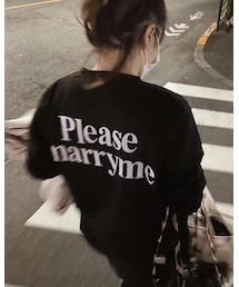 Marry me | Instagram→norimamiまで🛒🐆(スウェット)