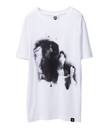 HUPOT | BLOOD STAIN TSHIRT,WHITE(Tシャツ/カットソー)