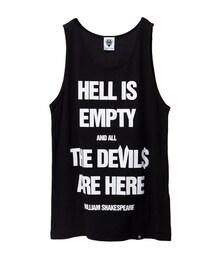 HUPOT | SHAKESPEARE TANK TOP/BLACK(Tシャツ/カットソー)