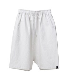 HUPOT | WAX COATED DROP CROTCH SHORTS/WHITE(その他パンツ)