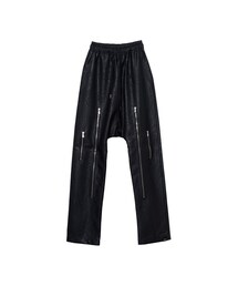 HUPOT | CROSS ZIPPER DROP CROTCH PANTS(その他パンツ)