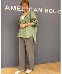 AMERICAN HOLIC | 色違いコーデ♡(シャツ/ブラウス)
