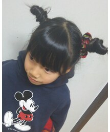 ほるんちゃんママメイド❤チェックりぼん🎀 | ヘアゴム
