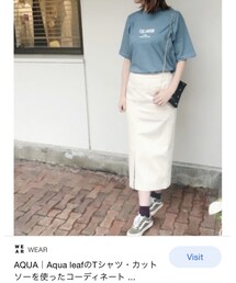 Aqua leaf | Tシャツ/カットソー