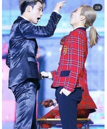 でこぴんされてるきゃわいい💙サラサラロングうらやましいなあ😇 | その他