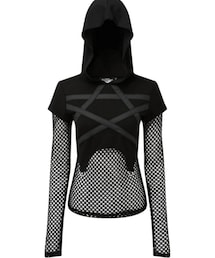KILL STAR | Witchnet Hood Top(Tシャツ/カットソー)