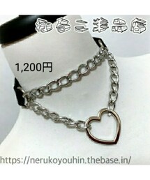 ねるこ洋品店 | ハートチェーンのベルトチョーカー(チョーカー)