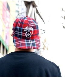 STUSSY | チェックキャップ(キャップ)