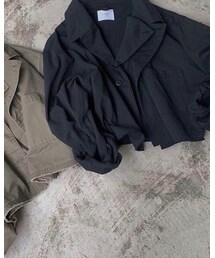 Ameri | military volume short jacket(ミリタリージャケット)