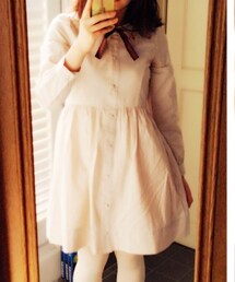 F i.n.t | fi.n.t ストライプシャツワンピ(ワンピース)