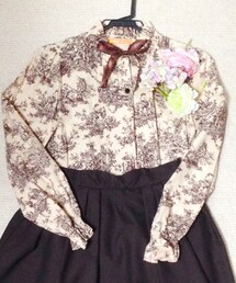 F i.n.t | fi.n.t トワル柄ブラウス(シャツ/ブラウス)