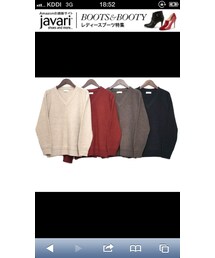 Iroquois | イロコイ Vネックニット(ニット/セーター)