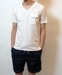 Re made in tokyo japan | VネックポケットT(Tシャツ/カットソー)