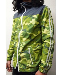 blutenblatt Cmouflage Wind Braker(GRn)(トップス)