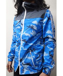 BLUTENBLATT | Camouflage Wind Braker(BLU)(ジャケット/アウター)