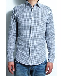 Battalion | Mini Check Shirts(WHT)(シャツ/ブラウス)