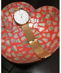 CLUSE | ＜CLUSE ＞メッシュ33mｍフェイスウォッチ(アナログ腕時計)