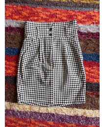 ギンガムチェックスカート(スカート)